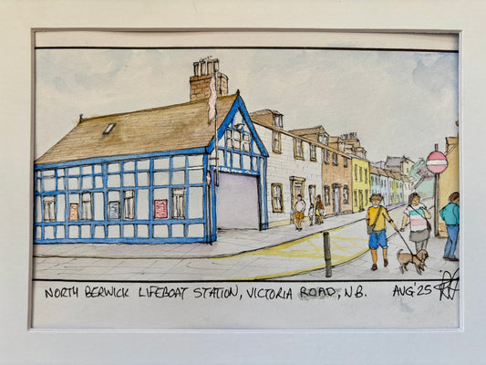 North Berwick Lifeboat Station. Original or Print available