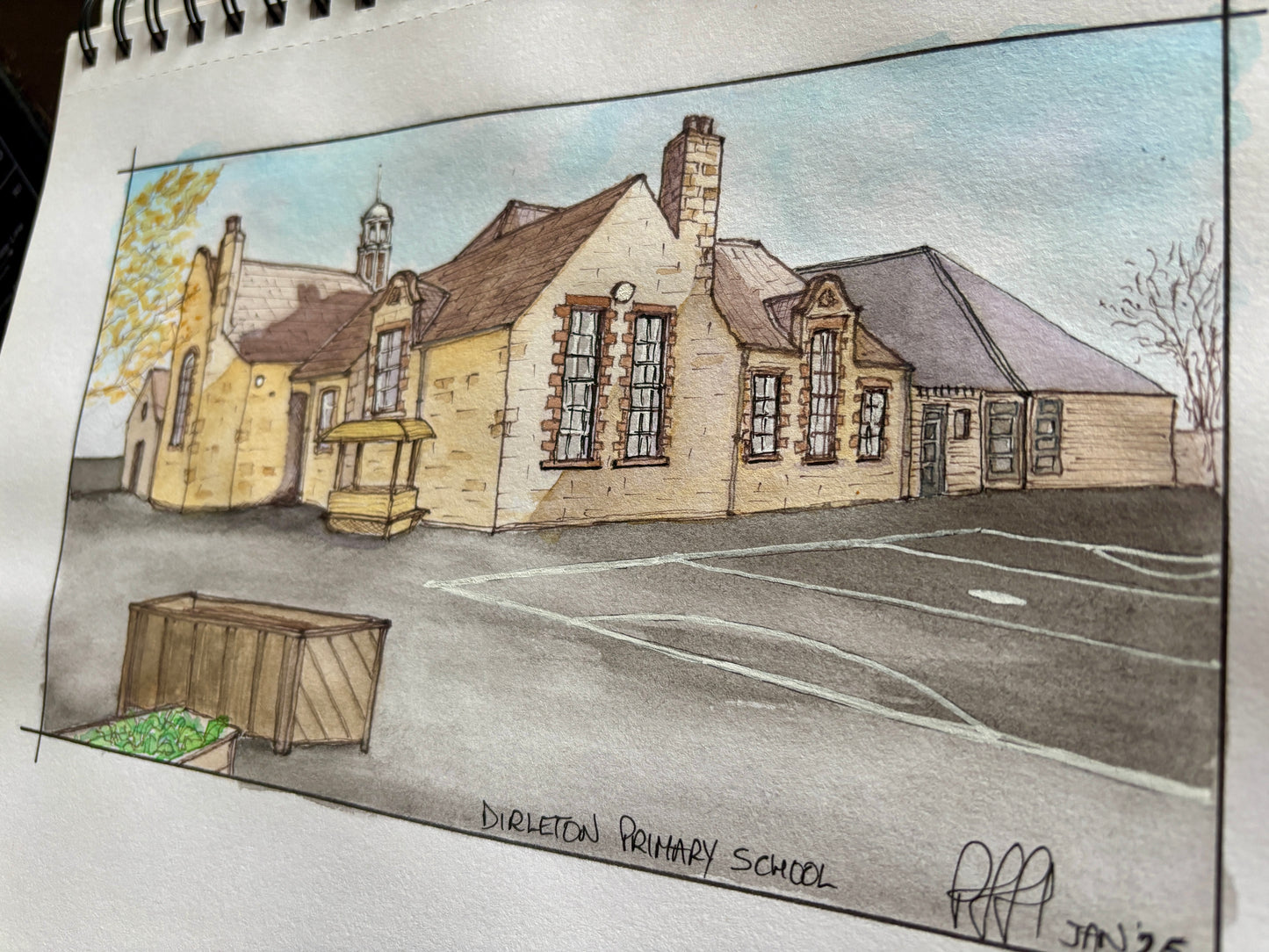 Dirleton Primary School. Original or Print available