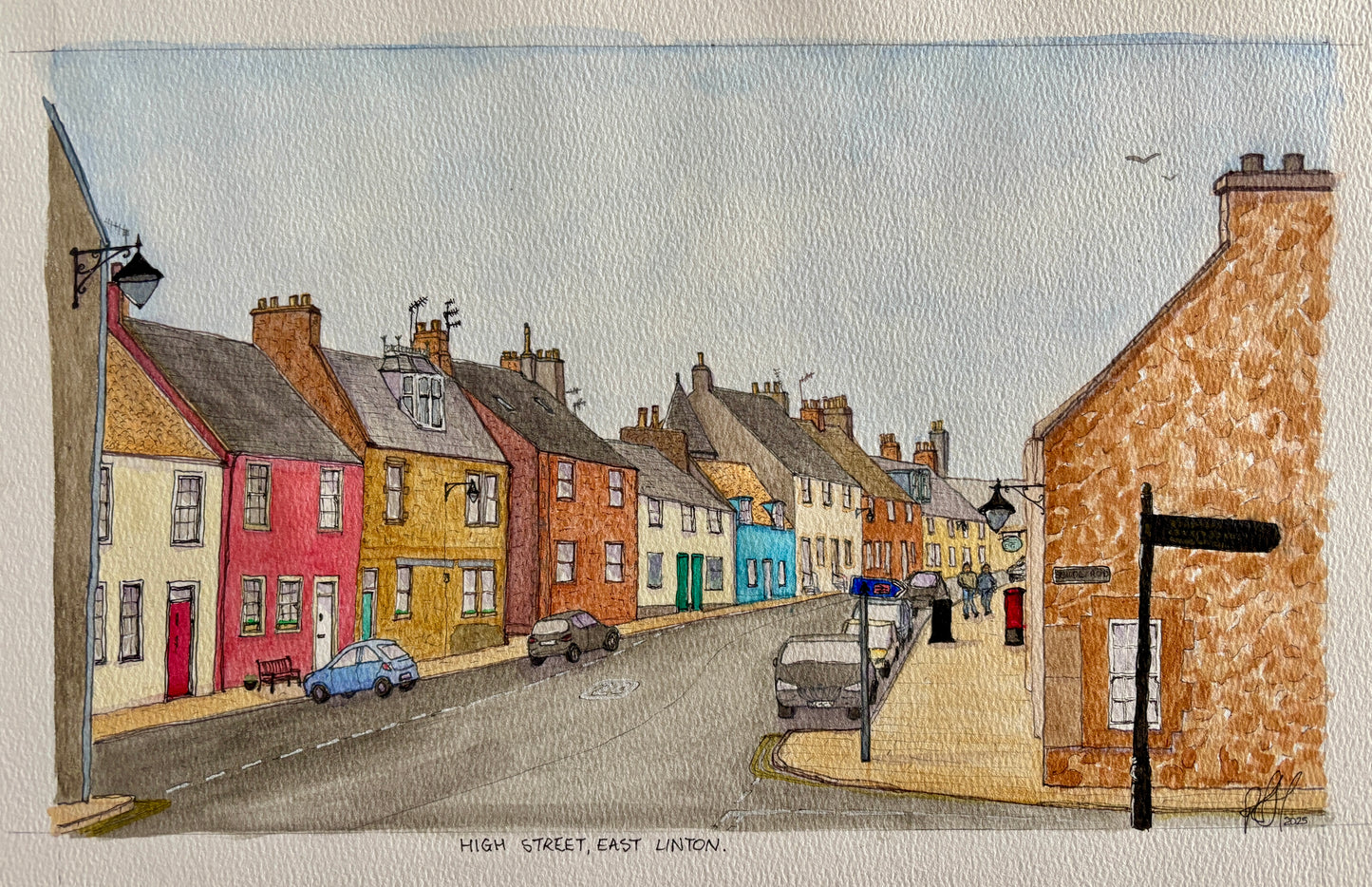 High Street, East Linton. Original or Print available