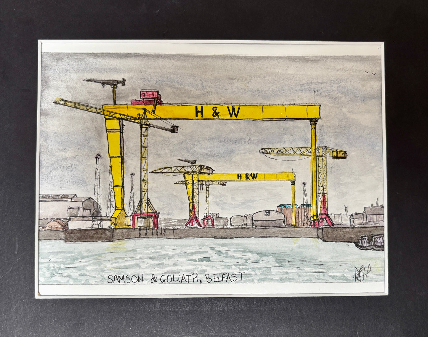 Samson & Goliath cranes, Belfast harbour