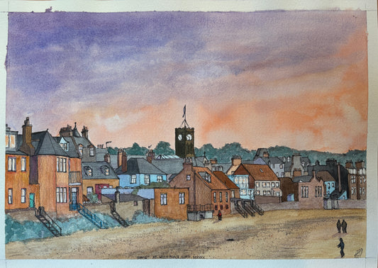 Sunset at West Beach, North Berwick