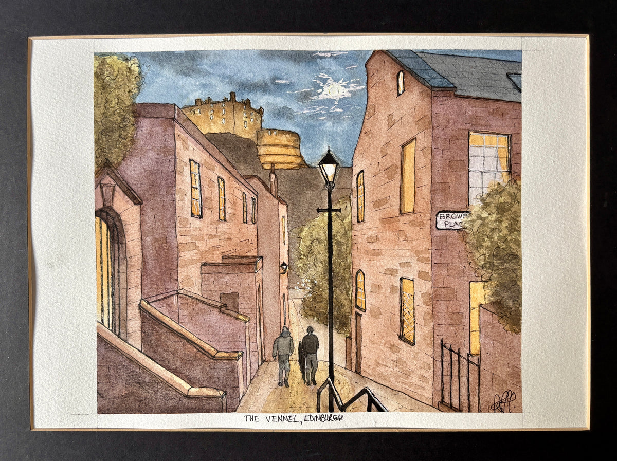 The Vennel and Edinburgh Castle